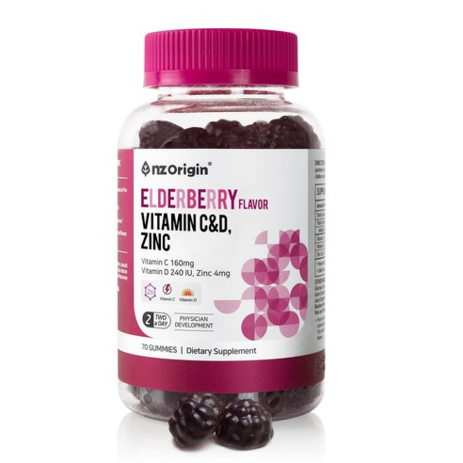 En jet Origin Ароматизатор бузины с витаминами С и D и цинком, 70 таблеток (скидка -4%)
