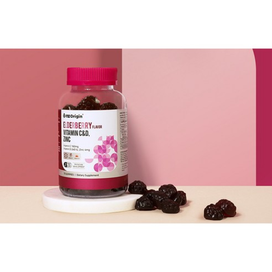 En jet Origin Ароматизатор бузины с витаминами С и D и цинком, 70 таблеток (скидка -4%)