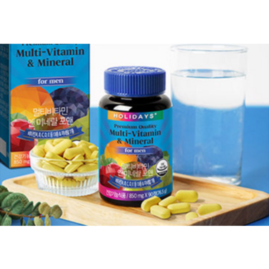 Мультивитамины и минералы Holidays для мужчин, 90 таблеток (скидка -23%)