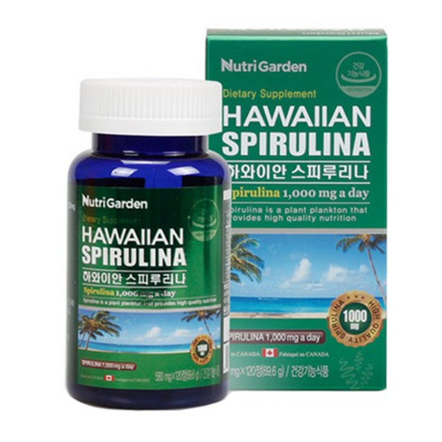 Nutri Garden Гавайская спирулина, 120 таблеток