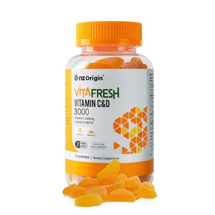 Enjet Origin Vita Fresh Vitamin C & D3000 Kumi, 70 таблеток, 1 упаковка (скидка -6%)