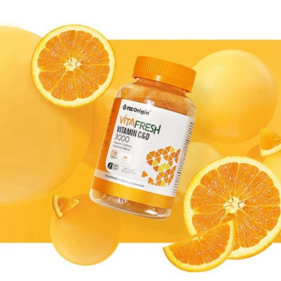 Enjet Origin Vita Fresh Vitamin C & D3000 Kumi, 70 таблеток, 1 упаковка (скидка -6%)
