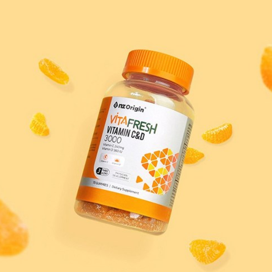 Enjet Origin Vita Fresh Vitamin C & D3000 Kumi, 70 таблеток, 1 упаковка (скидка -6%)