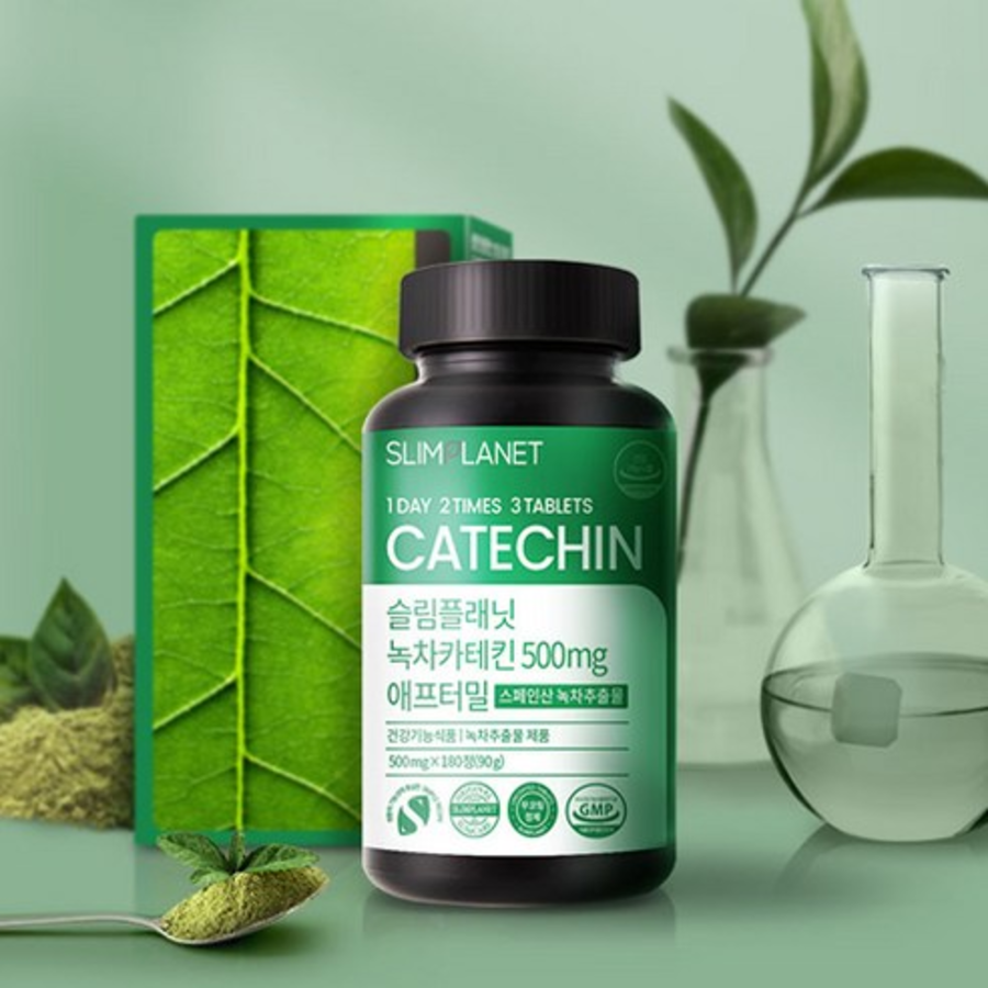 Катехин зеленого чая Slim Planet 500 мг после еды, 180 таблеток (скидка-4%)