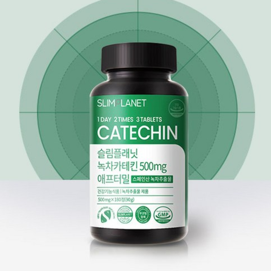 Катехин зеленого чая Slim Planet 500 мг после еды, 180 таблеток (скидка-4%)