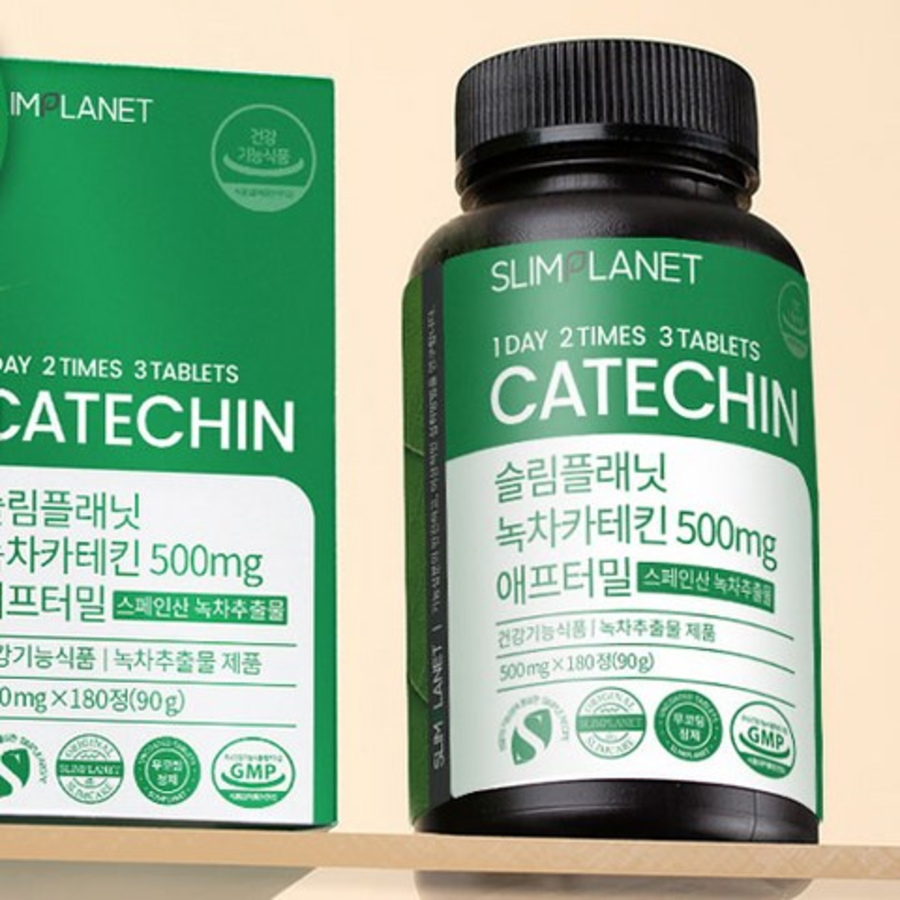Катехин зеленого чая Slim Planet 500 мг после еды, 180 таблеток (скидка-4%)