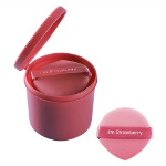 Nilo Fruit Cushion Waterdrop Air Puff 7p + набор футляров, розовый, 1 комплект