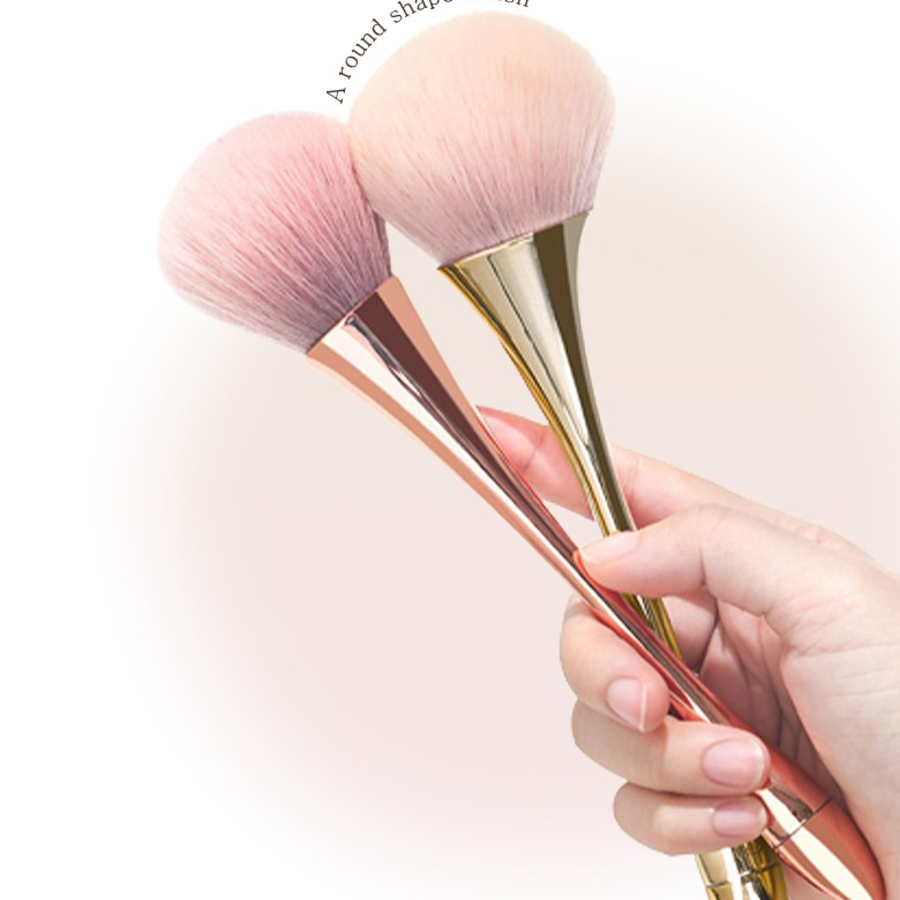 Кисть для пудры Mini Maxi Cheek Volt Touch, розовое золото, 1шт