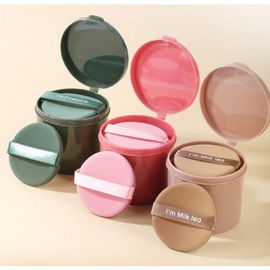 Нейлоновая фруктовая подушка Waterdrop Air Puff 7p + Набор чехлов, Розовый, 1 комплект