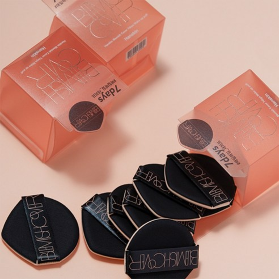 Hanskin Blemish Cover 7days Puff 7p Set, Mixed Colors, 1 Set (скидка -34%)