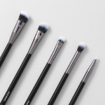 Набор кистей для макияжа глаз Merge из 5 штук, черный, 1 комплект