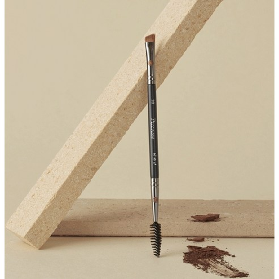 Двойная кисть для бровей Picasso 20, Разноцветная, 1 шт (скидка-25%)