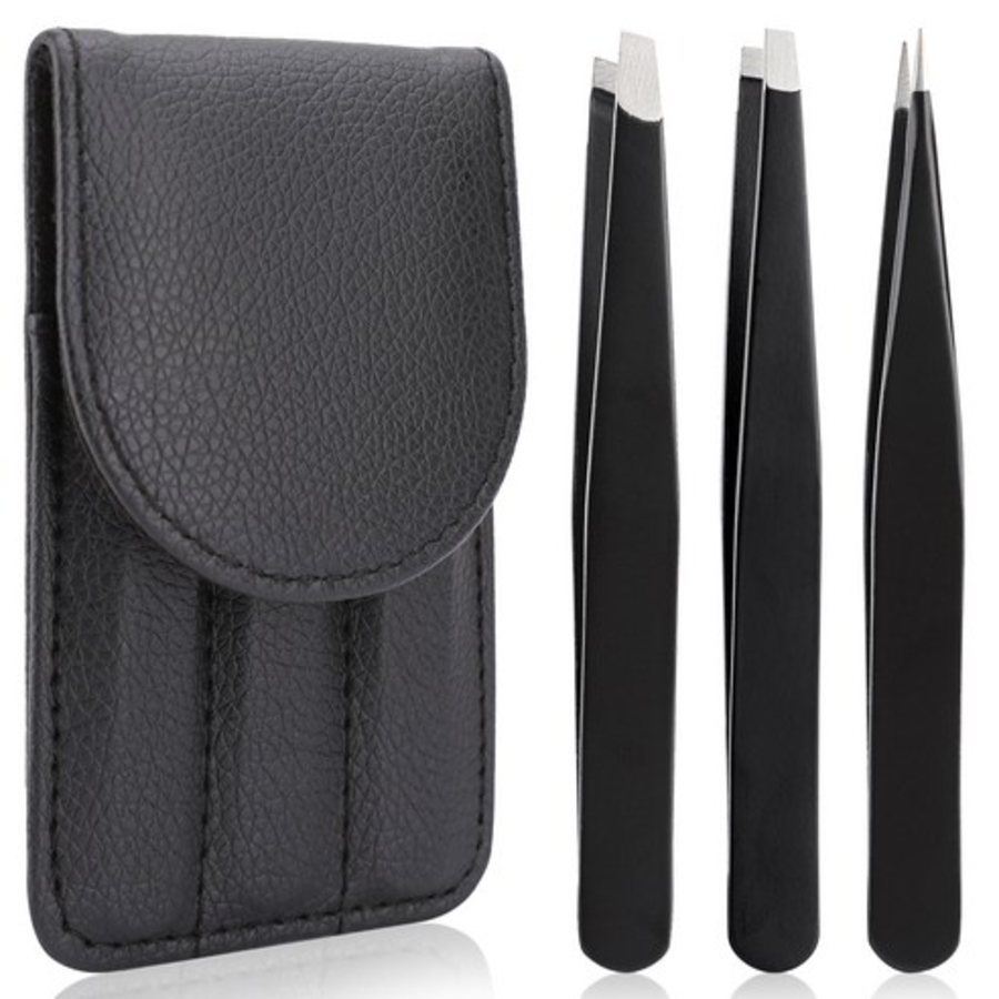 Comet Home Premium Tweezer 3-Piece Set – набор профессиональных пинцетов, смешанные цвета
