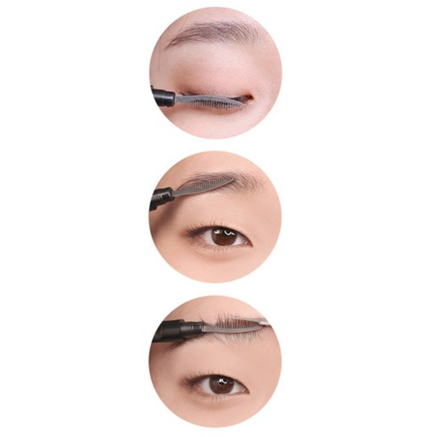 Расческа для ресниц Piccasso с короткой ручкой, смешанные цвета