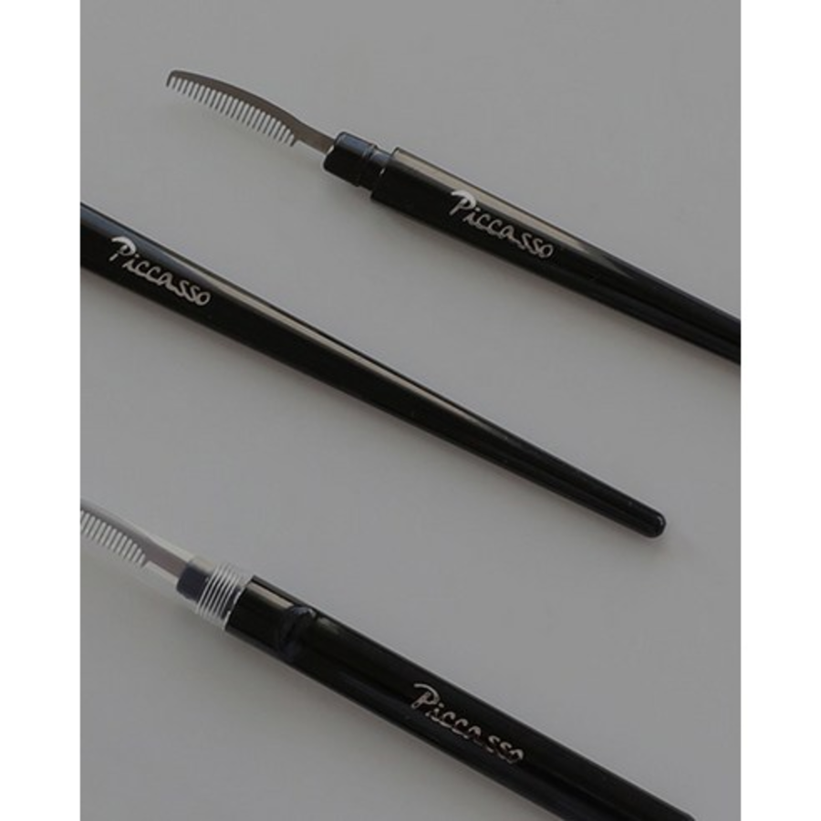 Расческа для ресниц Piccasso с длинной ручкой, черная
