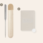 Piccasso Ham Kyung Shik Makeup Spatula + Mini Mixing Palette Set – профессиональный шпатель и мини-палетка для макияжа, набор