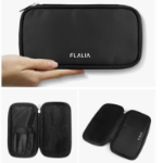 FLALIA Simple Brush Pouch – компактный чехол для кистей, чёрный