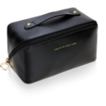 Ссreang P231 вместительная косметичка для хранения средств ухода и макияжа, черная