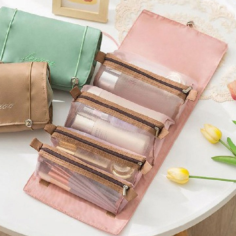 Apilco Portable Detachable Cosmetic Organizer Pouch – компактная разборная косметичка для хранения косметики