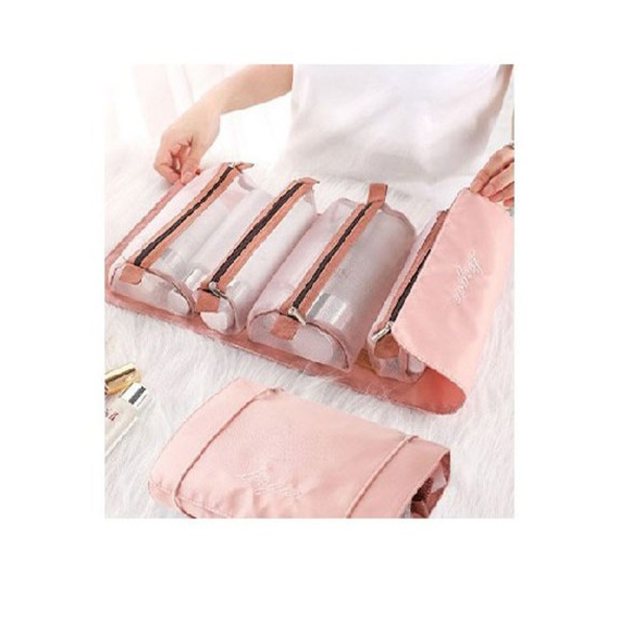 Apilco Portable Detachable Cosmetic Organizer Pouch – компактная разборная косметичка для хранения косметики