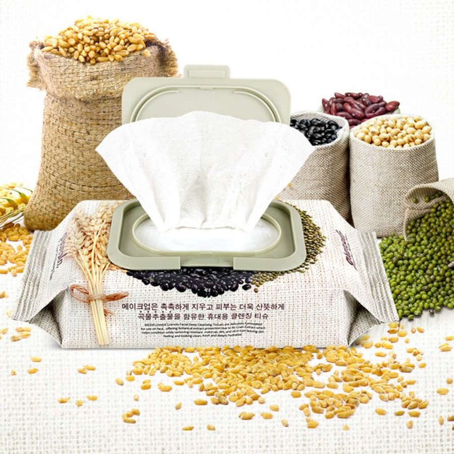 Mediflower Granola Салфетки для глубокого очищения, 100 листов