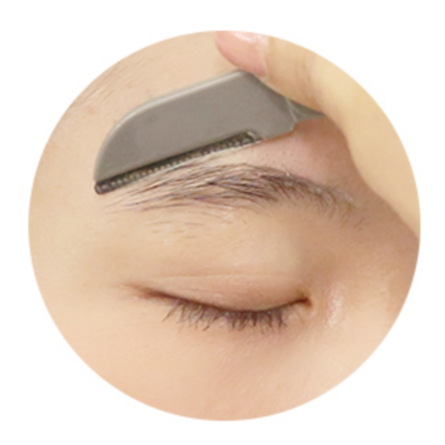 Бритва для бровей Piccasso, серая