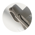 Бритва для бровей Piccasso, серая