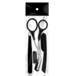 HappyJ Eyebrow Grooming 3-in-1 Set – набор для ухода за бровями, чёрный