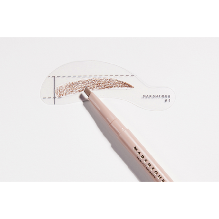 Рамка для рисования бровей Marshique Eyebrow Pro 10 типов, смешанные цвета