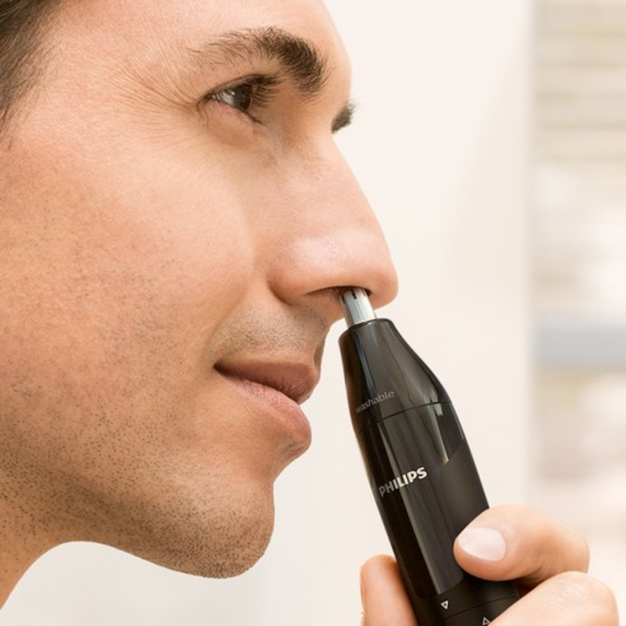 Водонепроницаемый триммер для волос в носу Philips с безопасным лезвием NT1620/15