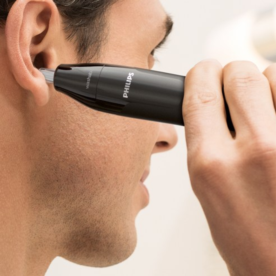 Водонепроницаемый триммер для волос в носу Philips с безопасным лезвием NT1620/15
