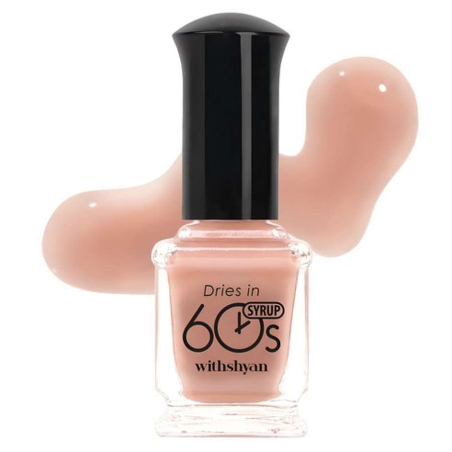 Маникюр с полупрозрачным 60-секундным лаком для ногтей Withshyan(скидка -30%)