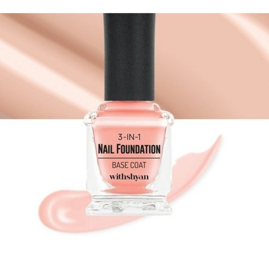 С базовым слоем основы для ногтей Withshan 3 в 1, 1 шт