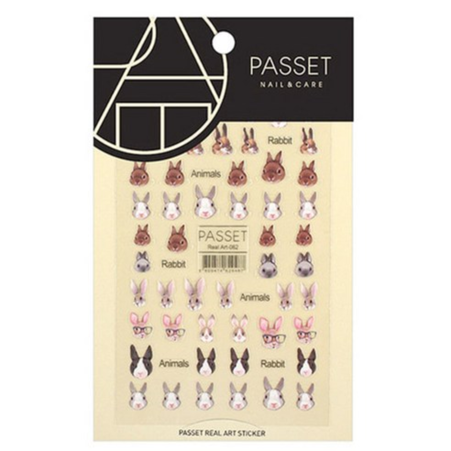 Наклейка для ногтей Passet  Real Art, ART82, 1шт.