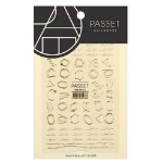 Наклейка для ногтей Passet Real Art, ART72, 1шт