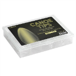 Типсы для ногтей Diamie Canoe Tip Clear 360p, прозрачные/прозрачные, 1 шт.(скидка-10%)