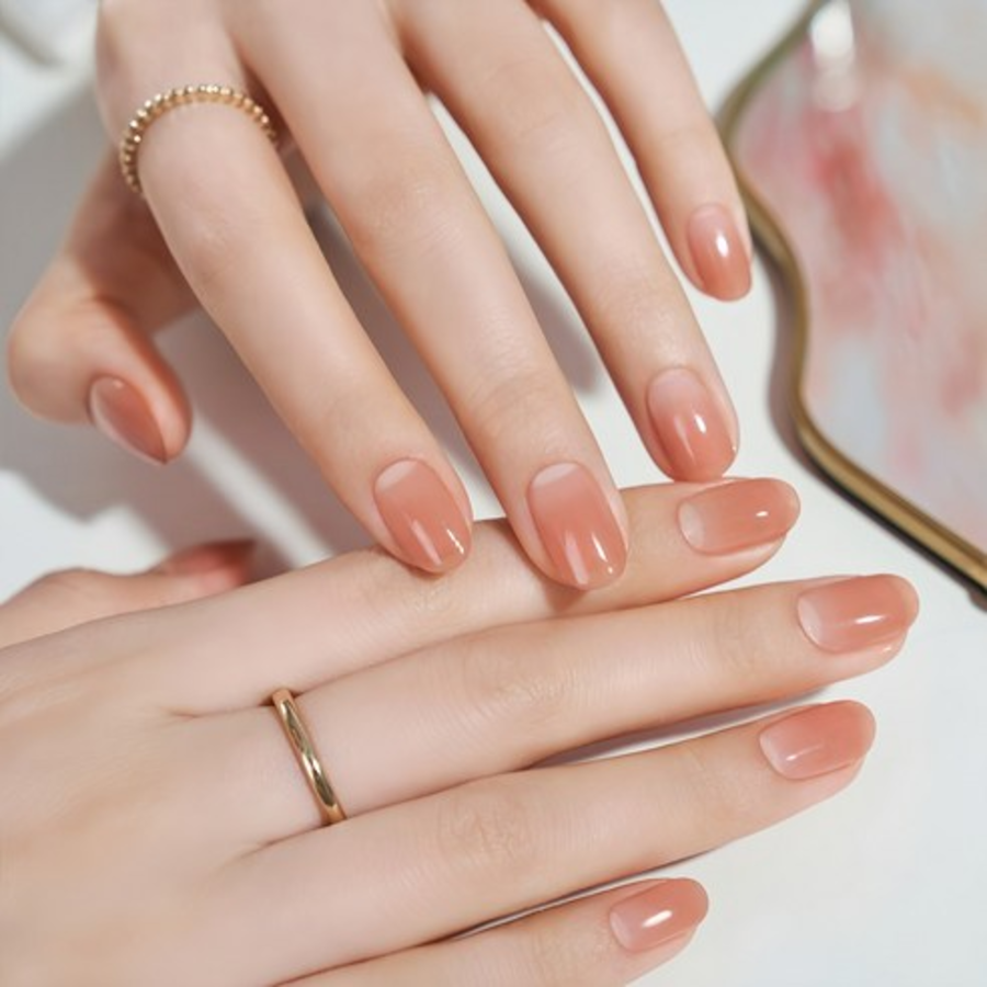 Gelato Factory Solar Gel Nail Strip, сухой сироп розы, 1 шт.