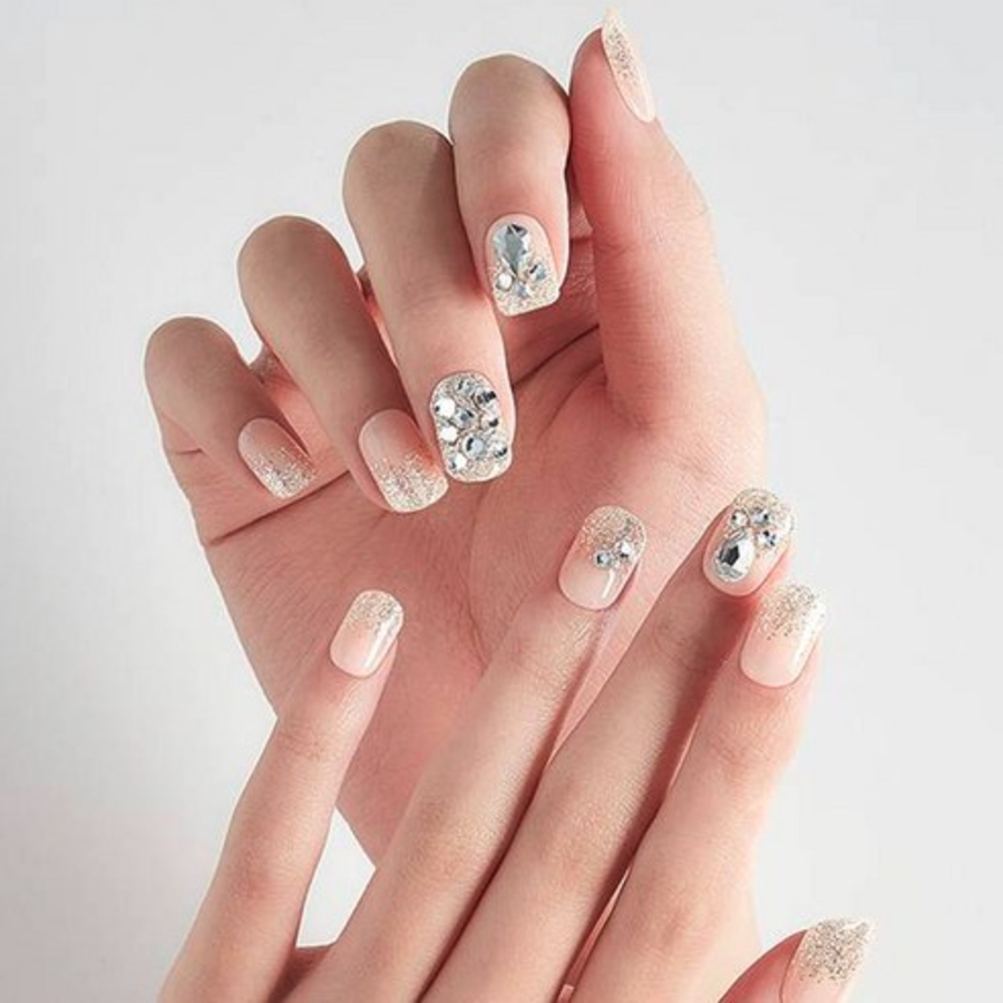 Типсы для ногтей Desing Diva Magic Press, свадебная церемония, 1 набор