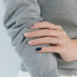 Типсы для ногтей Desing Diva Magic Press, клетка Gingham, 1 набор