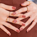 Многоразовые типсы Musemark, квадратные, цвет корица, 1 шт.