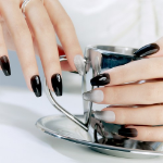 Типсы для ногтей Desing Diva Magic Press, затемненные, 1 набор