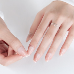 Типсы для ногтей Desing Diva Magic Press, розовые мерцающие, 1 набор (скидка-18%)