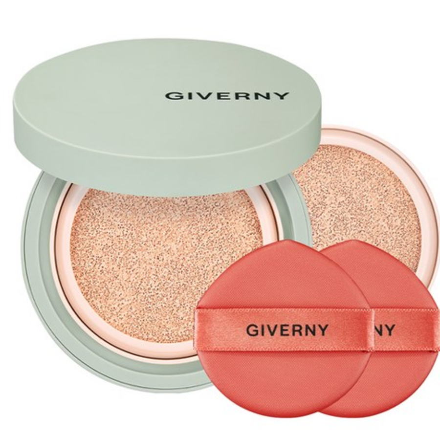 Giverny Close Cover Cushion Foundation Основной продукт 12 г + сменный блок 12 г Набор, 21NW Светло-бежевый, 1 набор (скидка-45%)