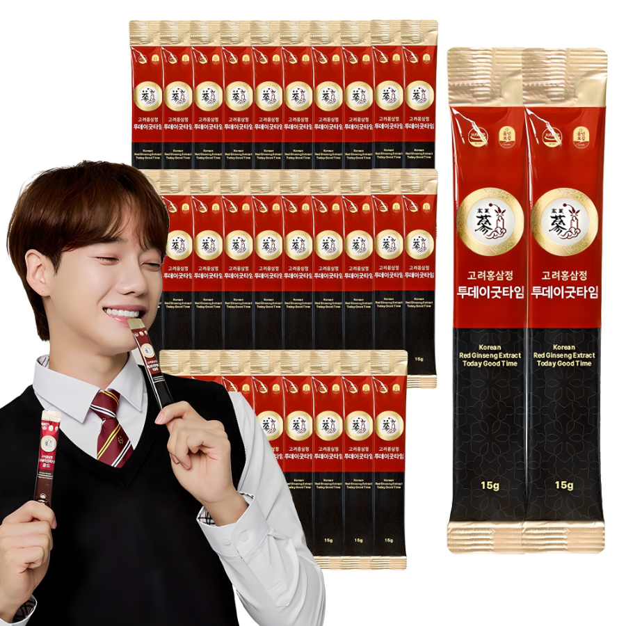 Pungnyeonbogam Экстракт красного женьшеня Today Good Time, 15 г x 30 шт.