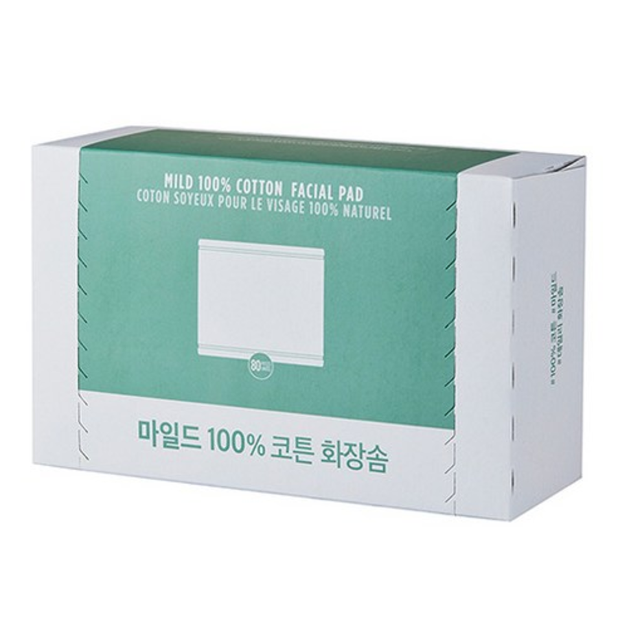 Ватные диски The Face Shop Daily Mild из 100% хлопка, 80 штук