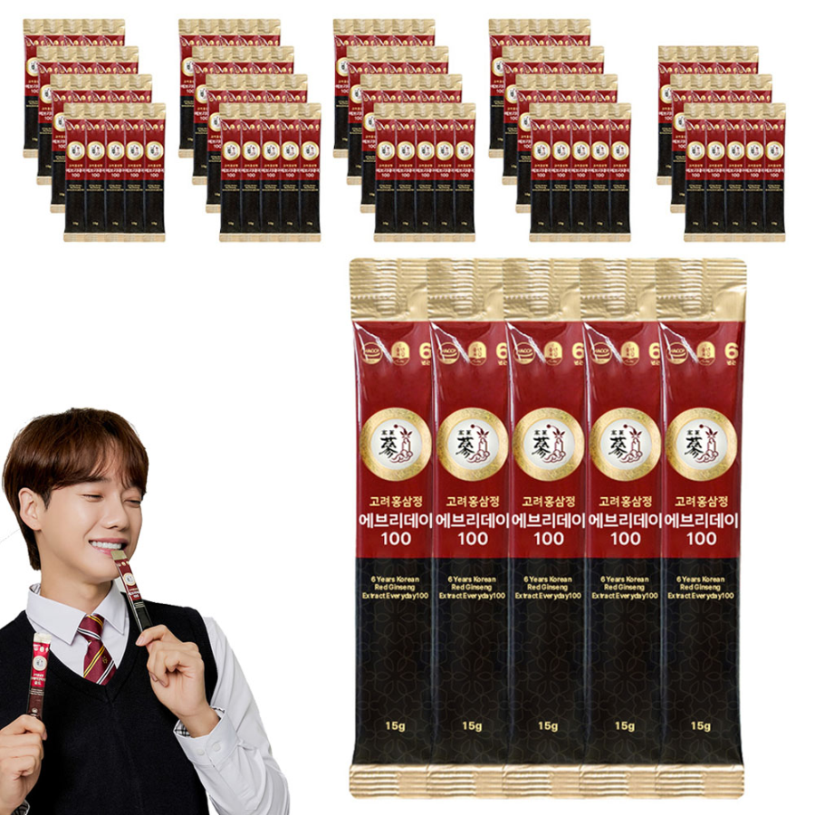 Pungnyeonbogam Экстракт красного женьшеня Today Good Time, 15 г x 100 шт.