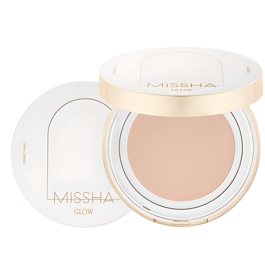 MISSHA GLOW CUSHION FOUNDATION LIGHT 13 г, № 21 СВЕТЛЫЙ, 1 шт. (скидка-51%)