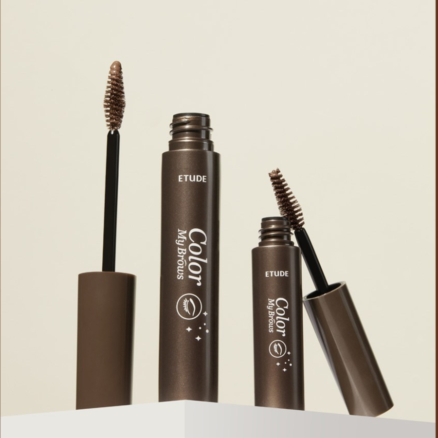 Etude Pure False Brow Cara 4,5 г + 9 г, большой объем, № 4, натуральный коричневый, 1 набор (скидка-22%)
