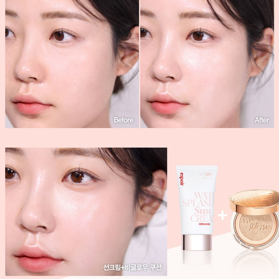 Espoir Water Splash Ceramide Sun Cream SPF50+ PA++++, 60 мл