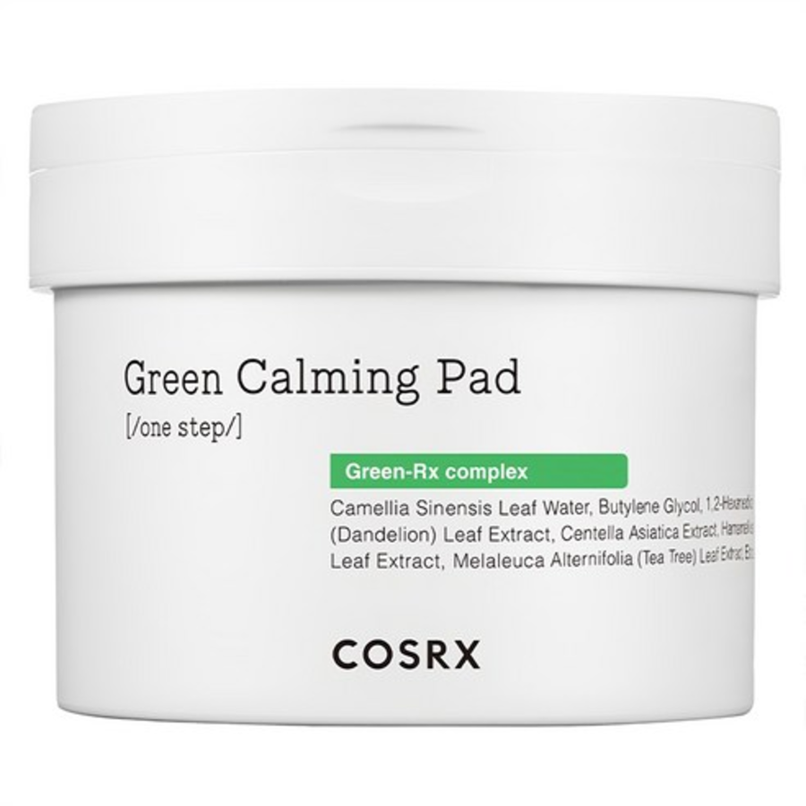 Очищающие и успокаивающие пэды COSRX One Step Green Calming Pad